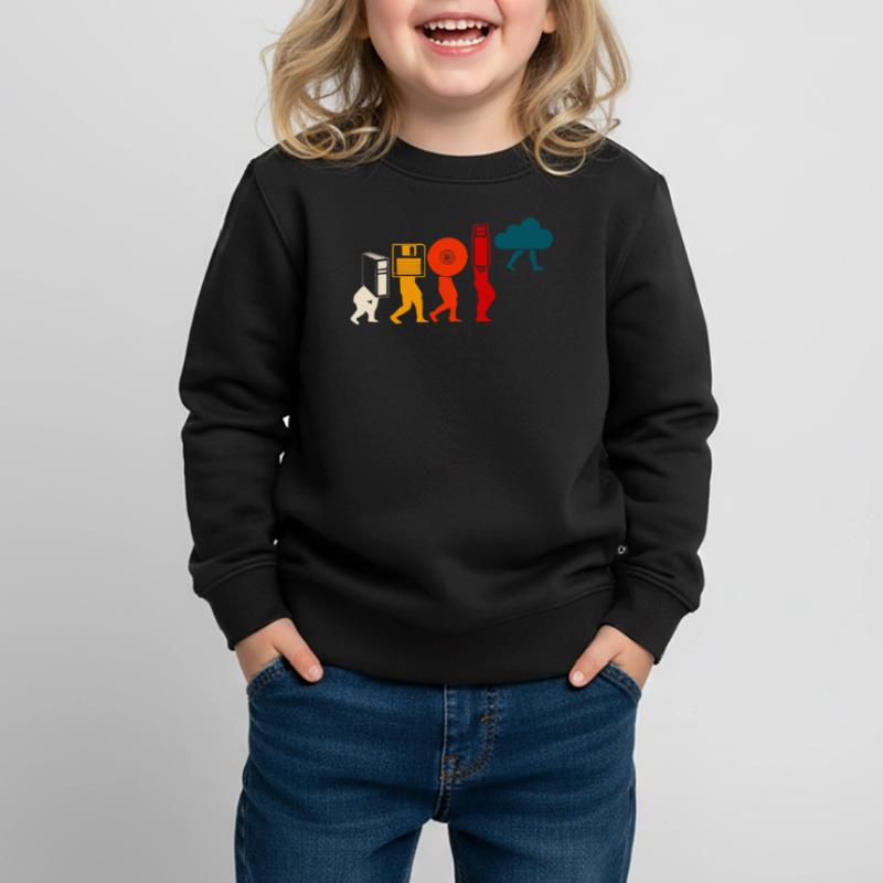 Évolution du programmeur Cloud. Sweat Premium enfant bio