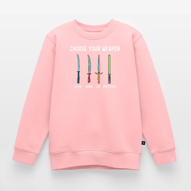 PHYTON PROGRAMMER Programming Encoder Encoding Kids Premium Organic Sweatshirt
