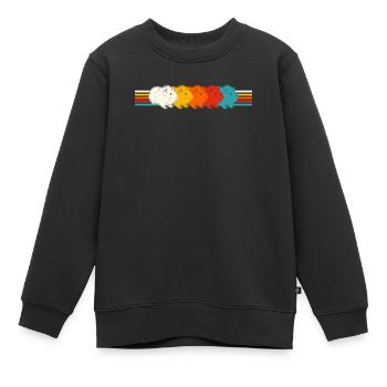 Amateurs de cochons d’Inde. - Sweat Premium enfant bio - noir - Devant - AI Model Kid Female (0cm)