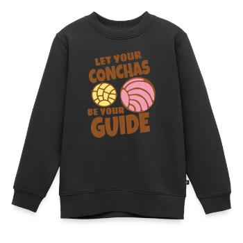Spanischer Humor Conchas Mexikanisches Brot - Kinder Premium Organic Sweatshirt - Schwarz - Vorne - AI Model Kid Female (0cm)