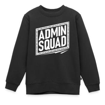 Directeur adjoint, École d’administration - Sweat Premium enfant bio - noir - Devant - AI Model Kid Female (0cm)