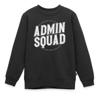 Directeur adjoint, École d’administration - Sweat Premium enfant bio - noir - Devant - AI Model Kid Female (0cm)
