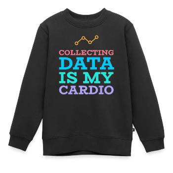Sammeln Von Daten - Verhaltensanalyst -Therapeuten - Kinder Premium Organic Sweatshirt - Schwarz - Vorne - AI Model Kid Female (0cm)