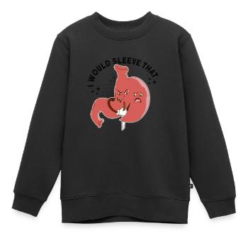 Sleeve gastrectomy Sleeve gastrectomy - Kids Premium Organic Sweatshirt - black - Front - AI Model Kid Female (0cm)