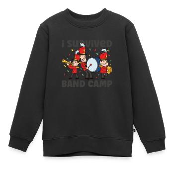 Fanfare Clarinettiste École de musique de répétition - Sweat Premium enfant bio - noir - Devant - AI Model Kid Female (0cm)