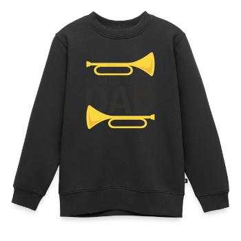 Fanfare Clarinettiste École de musique de répétition - Sweat Premium enfant bio - noir - Devant - AI Model Kid Female (0cm)