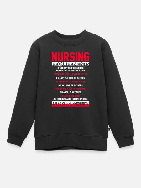 Infirmière, infirmière - Sweat Premium enfant bio - noir