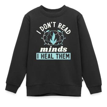 Psychologe - Kinder Premium Organic Sweatshirt - Schwarz - Vorne - AI Model Kid Female (0cm)