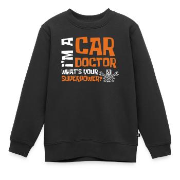Automechaniker, Mechaniker, Automechaniker - Kinder Premium Organic Sweatshirt - Schwarz - Vorne - AI Model Kid Female (0cm)