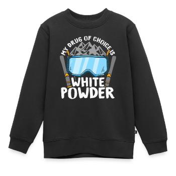 Snowboarder, Snowboarden - Kinder Premium Organic Sweatshirt - Schwarz - Vorne - AI Model Kid Female (0cm)