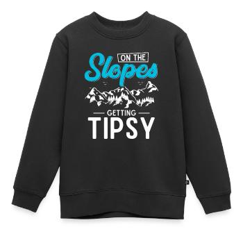 Snowboarder, Snowboarden - Kinder Premium Organic Sweatshirt - Schwarz - Vorne - AI Model Kid Female (0cm)