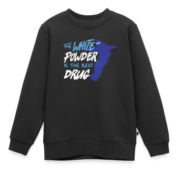 Snowboarders, Vacances snowboard, Matériel de snowboard - Sweat Premium enfant bio - noir - Devant - AI Model Kid Female (0cm)