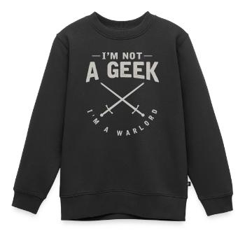 Larp, Larping, Jeu de rôle - Sweat Premium enfant bio - noir - Devant - AI Model Kid Female (0cm)