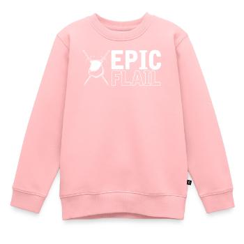 Larp, Larping, Jeu de rôle - Sweat Premium enfant bio - rose - Devant - AI Model Kid Female (0cm)