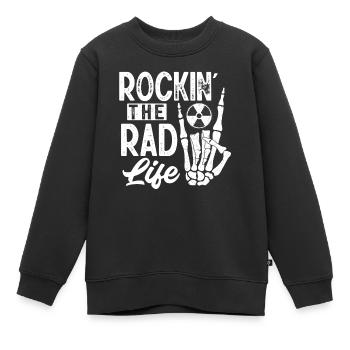Technologie RAD, radiologue - Sweat Premium enfant bio - noir - Devant - AI Model Kid Female (0cm)