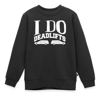 Gardiens de cadavres, pompes funèbres, salons funéraires - Sweat Premium enfant bio - noir - Devant - AI Model Kid Female (0cm)