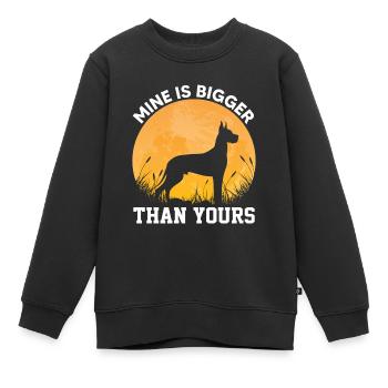 Deutsche Doggen, Deutsche Doggen - Kinder Premium Organic Sweatshirt - Schwarz - Vorne - AI Model Kid Female (0cm)