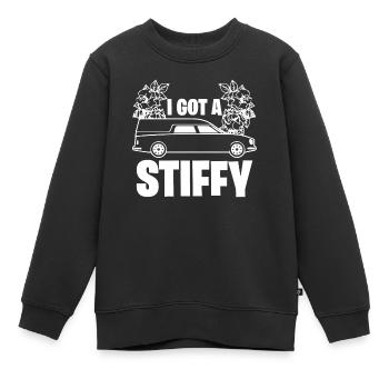Funeral Directors - Kids Premium Organic Sweatshirt - black - Front - AI Model Kid Female (0cm)