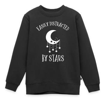 Sternengas, Kosmologie, Astronomie -Fernglas - Kinder Premium Organic Sweatshirt - Schwarz - Vorne - AI Model Kid Female (0cm)