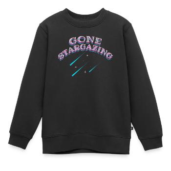 Sternengas, Kosmologie, Astronomie -Fernglas - Kinder Premium Organic Sweatshirt - Schwarz - Vorne - AI Model Kid Female (0cm)