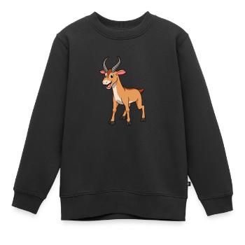 Kawaii Impala - Kinder Premium Organic Sweatshirt - Schwarz - Vorne - AI Model Kid Female (0cm)