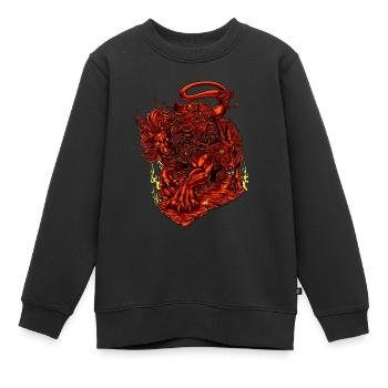 Griechische Mythologie - Chimäre - Kinder Premium Organic Sweatshirt - Schwarz - Vorne - AI Model Kid Female (0cm)
