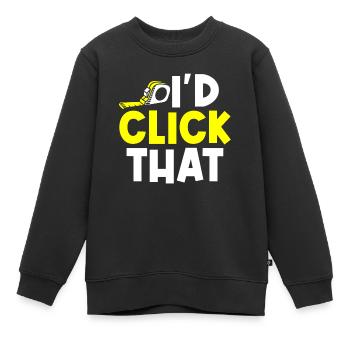 Floor layers, tilers, tilers - Kids Premium Organic Sweatshirt - black - Front - AI Model Kid Female (0cm)