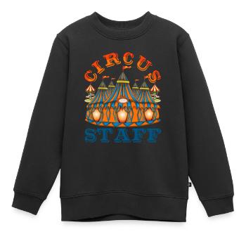 Zirkus Liebhaber Zirkus Artist Geschenk Zirkus - Kinder Premium Organic Sweatshirt - Schwarz - Vorne - AI Model Kid Female (0cm)