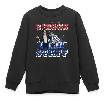 Zirkus Artist Karneval Zirkus Liebhaber Zirkus - Kinder Premium Organic Sweatshirt - Schwarz - Vorne - AI Model Kid Female (0cm)