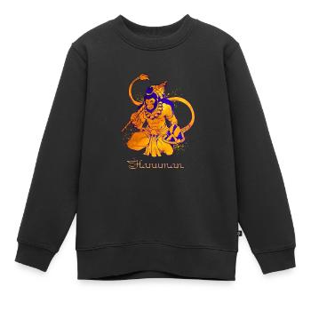 Hindu Gott - Lakshmi - Kinder Premium Organic Sweatshirt - Schwarz - Vorne - AI Model Kid Female (0cm)