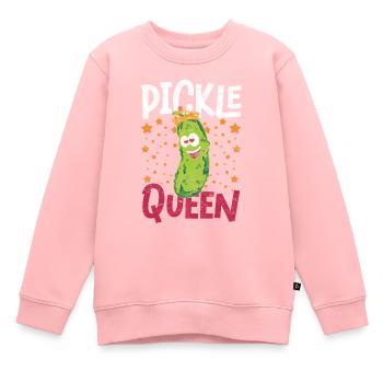 Gurken Königin Essiggurke Frauen Geschenk Gurken - Kinder Premium Organic Sweatshirt - Rosa - Vorne - AI Model Kid Female (0cm)