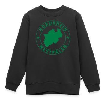 Nordrhein-Westfalen - Kinder Premium Organic Sweatshirt - Schwarz - Vorne - AI Model Kid Female (0cm)