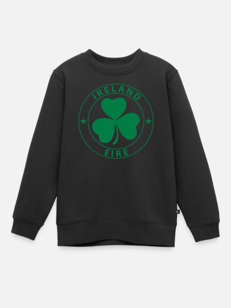 Irland - Sweat Premium enfant bio - noir