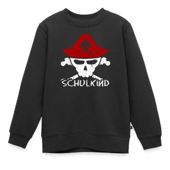 Kita Abgänger Schulkind Einschulung Kindergarten - Kinder Premium Organic Sweatshirt - Schwarz - Vorne - AI Model Kid Female (0cm)