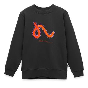 Virus Ebola - Sweat Premium enfant bio - noir - Devant - AI Model Kid Female (0cm)