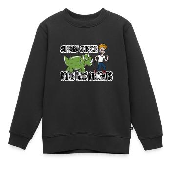 science - Sweat Premium enfant bio - noir - Devant - AI Model Kid Female (0cm)