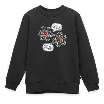 science - Sweat Premium enfant bio - noir - Devant - AI Model Kid Female (0cm)