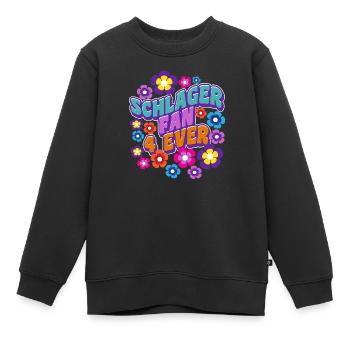 Schlagerfan Schlagermusik Fan Schlager Statement - Sweat Premium enfant bio - noir - Devant - AI Model Kid Female (0cm)