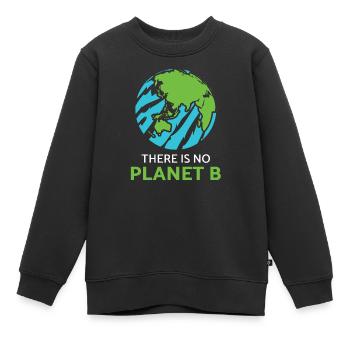 Protection du climat environnement planète terre climat politique climatique - Sweat Premium enfant bio - noir - Devant - AI Model Kid Female (0cm)