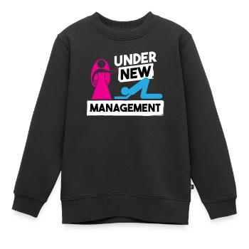 Bachelor bachelorette fête de mariage - Sweat Premium enfant bio - noir - Devant - AI Model Kid Female (0cm)