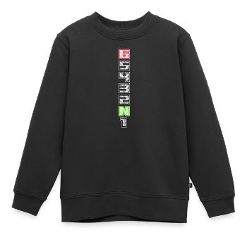 Transmission de changement de vitesse motos motos moto - Sweat Premium enfant bio - noir - Devant - AI Model Kid Female (0cm)