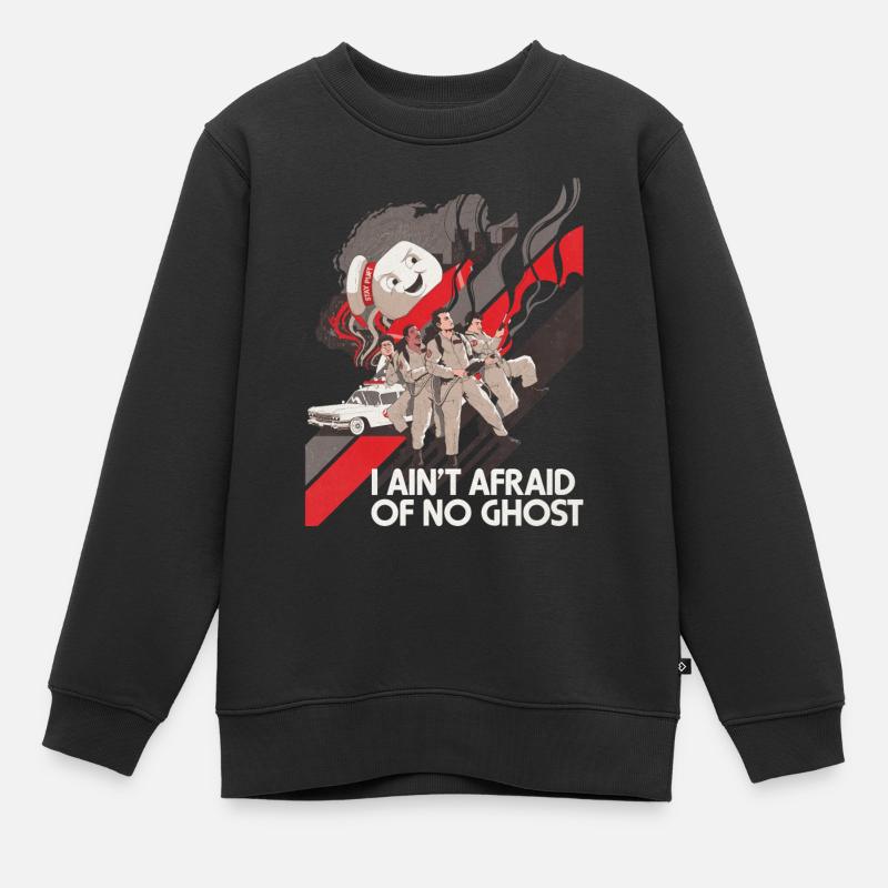 SOS Fantômes Combattre Bibendum Chamallow - Sweat Premium enfant bio - noir