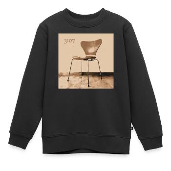 3107 Siebener No7 Stuhl Arne Jacobsen Fritz Hansen - Kinder Premium Organic Sweatshirt - Schwarz - Vorne - AI Model Kid Female (0cm)