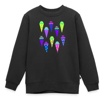 Schultüte Zuckertüte Kita Vorschule Schulbeginn - Kinder Premium Organic Sweatshirt - Schwarz - Vorne - AI Model Kid Female (0cm)