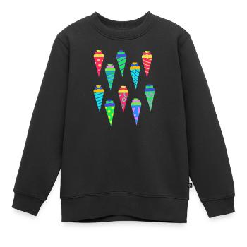 Schultüte Zuckertüte Schulbeginn Schulstart - Kinder Premium Organic Sweatshirt - Schwarz - Vorne - AI Model Kid Female (0cm)