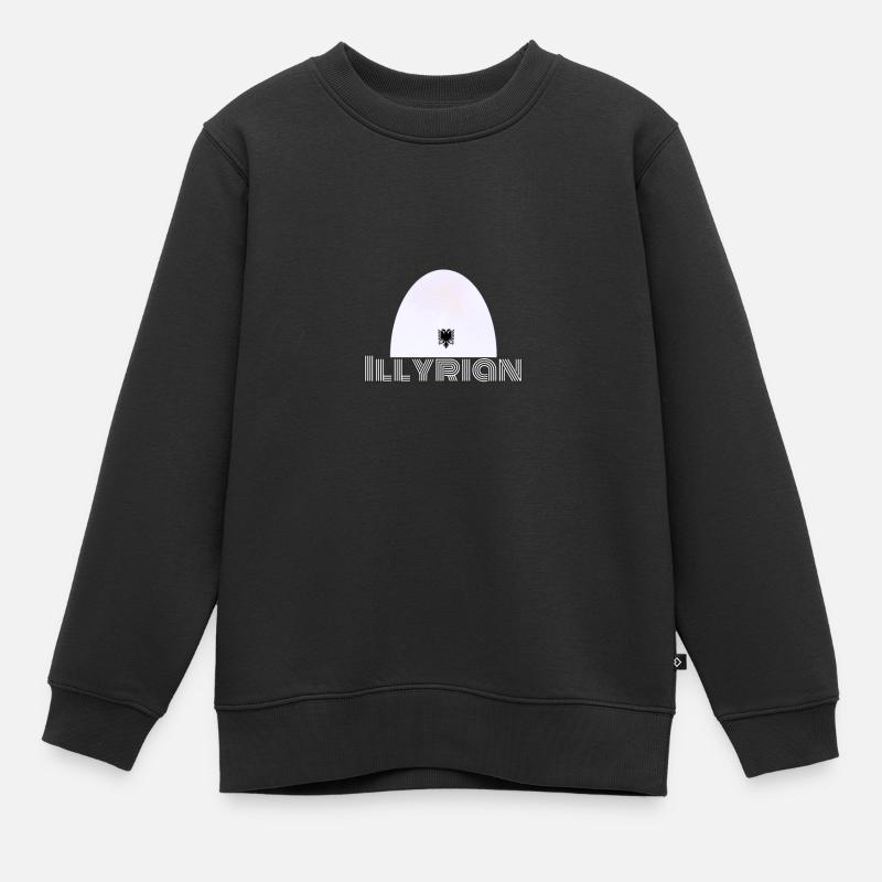 Plisi - Kinder Premium Organic Sweatshirt - Schwarz