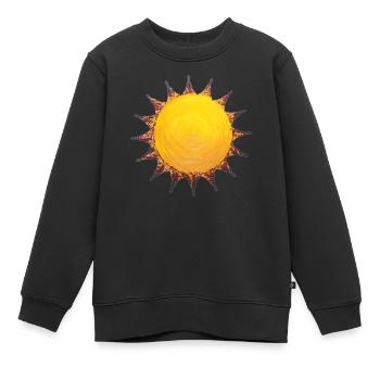 Sonnen-Power - Sonja Ariel von Staden - Kids Premium Organic Sweatshirt - black - Front - AI Model Kid Female (0cm)