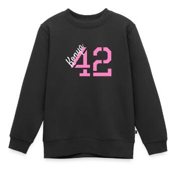 Konya 42 Kennzeichen Türkei - Kinder Premium Organic Sweatshirt - Schwarz - Vorne - AI Model Kid Female (0cm)