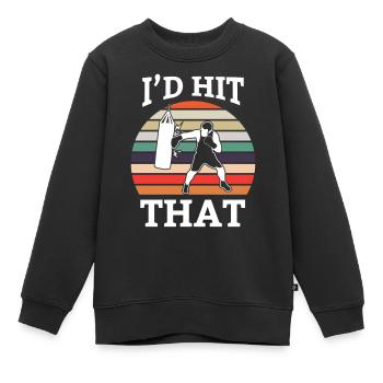 Boxer Boxer Boxer Boxer Formation de boxe - Sweat Premium enfant bio - noir - Devant - AI Model Kid Female (0cm)