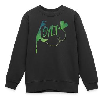 Sylt - Kinder Premium Organic Sweatshirt - Schwarz - Vorne - AI Model Kid Female (0cm)